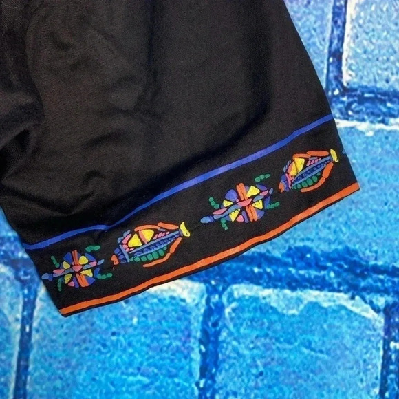 Vintage Option Graphic T-Shirt Fish  Black Medium - Picture 7 of 7